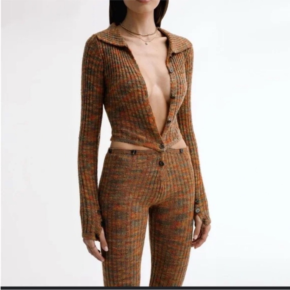 RUVE Ribbed Knit Two-Piece Set size Small NWT